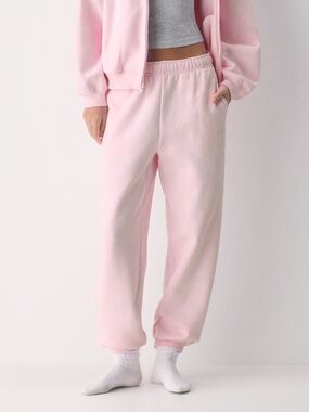 Aritzia Villa Pink Cozy Sweatfleece Mega Joggers